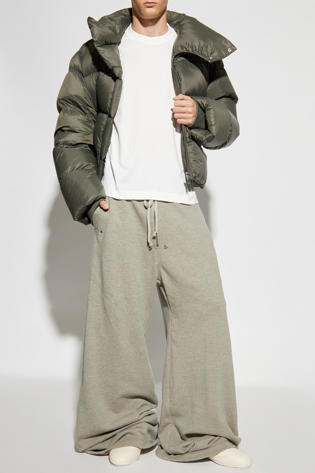 ジャケット・アウター RickOwens Turtle Neck LambLeather Jacket RickOwens Turtle Neck LambLeather Jacket